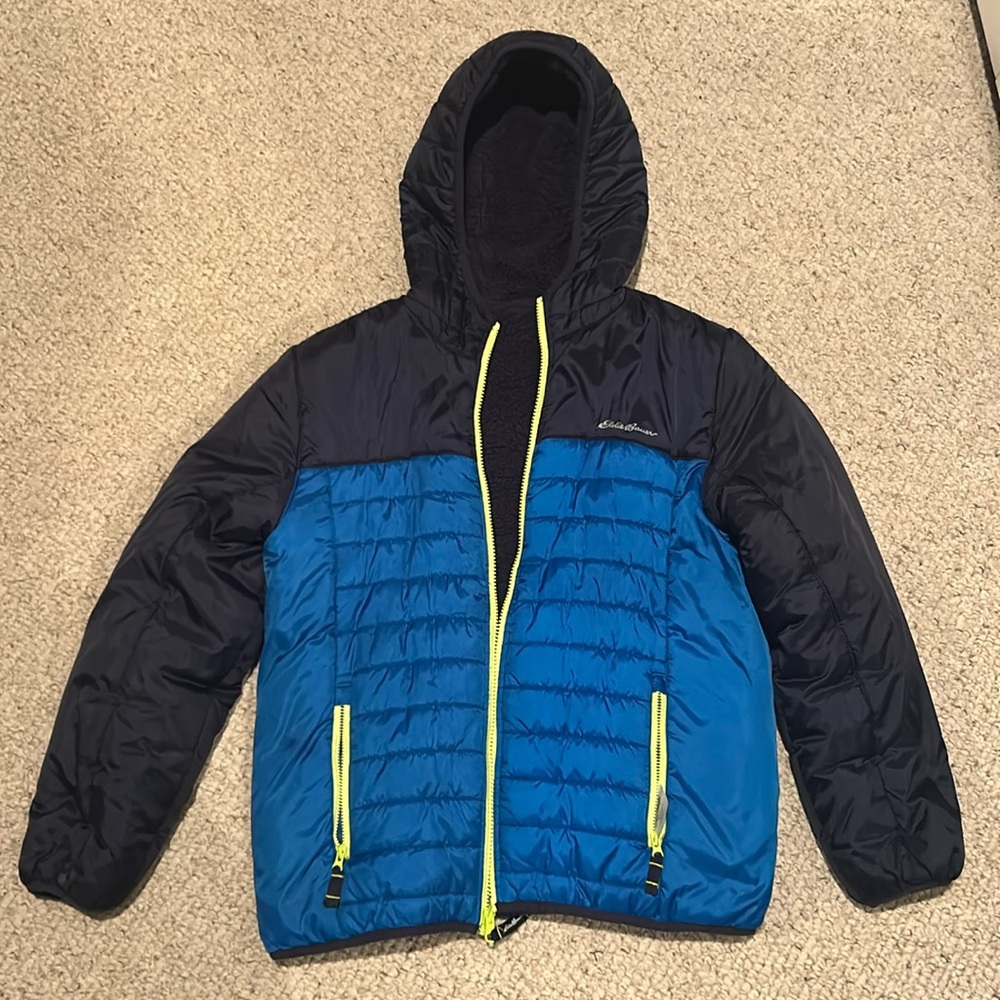 Eddie Bauer boys fleece jacket size 14/16